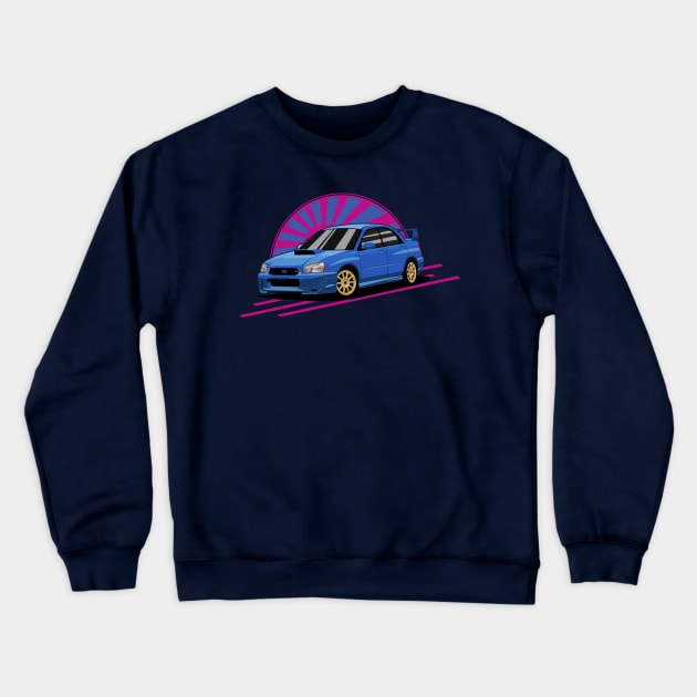 Impreza III Crewneck Sweatshirt by AutomotiveArt